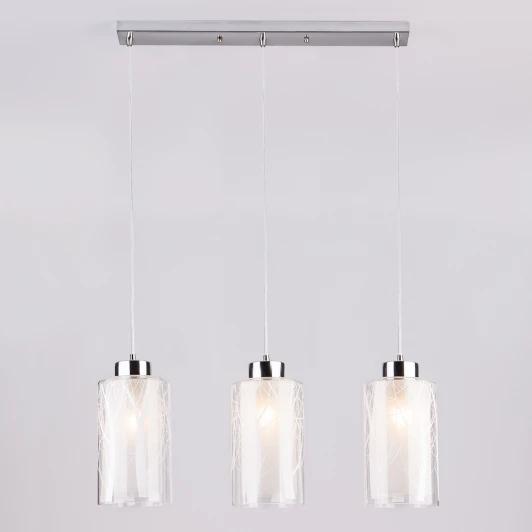 50001/3 хром Подвесной светильник Eurosvet 50001 50001/3 хром (220V, на проводе, круглые)