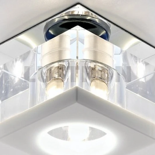 D8031 CL/W Встраиваемый точечный светильник Ambrella Кристальный дизайн D8031 CL/W