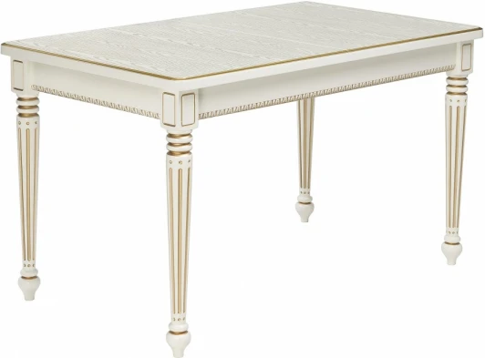 434140 Кухонный стол Леджер Woodville (Массив бука,Шпон/Золотой) арт.434140