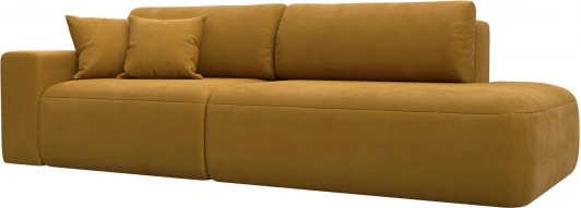 127704L Диван прямой Лига-036 НПБ Модерн подлокотник слева Лига Диванов (Велюр) арт.127704L