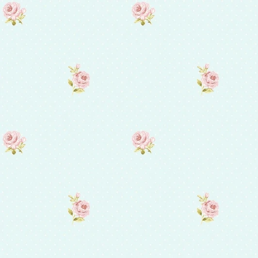 LF 2103 Обои виниловые Grandeco Little Florals LF 2103 10,05 x 0,53 м