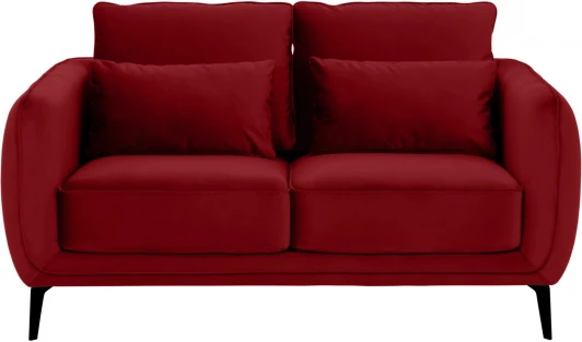 342689 Диван Amsterdam двухместный ОГОГО (арт.342689), (Ткань/Бордовый)