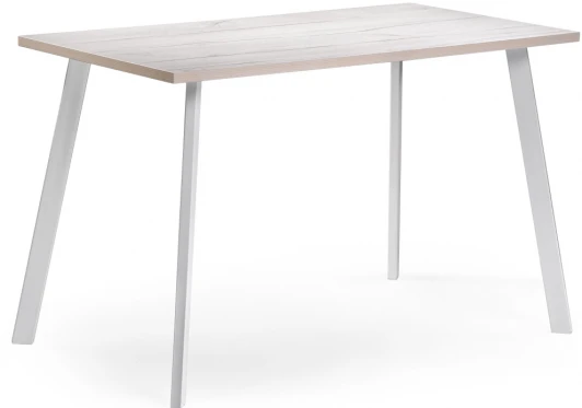 489663 Стол Notta Тринити Лофт 140 25 мм юта / белый матовый 489663