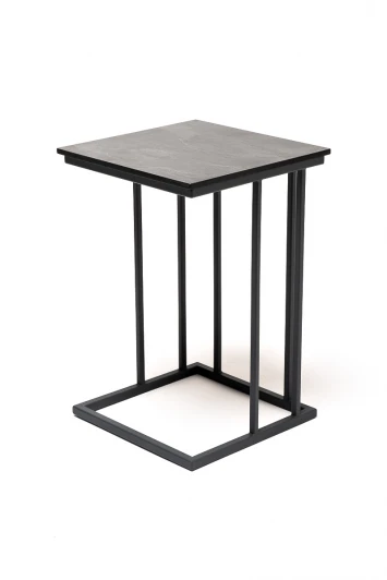 Tul-RC658-40-40-4sis Интерьерный стол из HPL квадратный 40х40, H60, цвет серый гранит 4SIS Тулон Tul-RC658-40-40-4sis