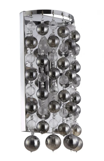 MALLORCA AP2 CHROME/SMOKE Настенный светильник Crystal Lux Mallorca AP2 CHROME/SMOKE