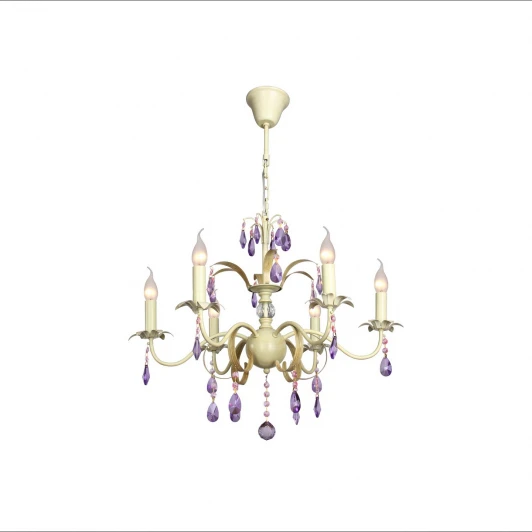 257/6-Whiteplatina Подвесная люстра IDLamp Ornella 257/6-Whiteplatina