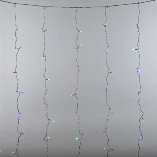 ULD-C3020-160/DTA MULTI IP20 Занавес светодиодный, 3х2м. 160 светодиодов, разноцветный свет Uniel ULD-C3020-160/DTA MULTI IP20