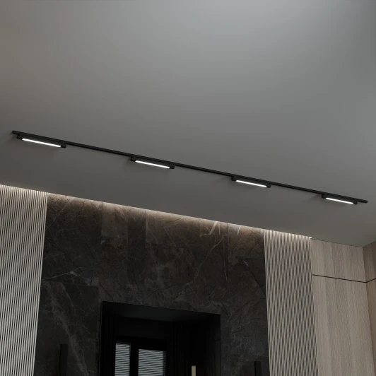 HSBL_kompl_S001_NI4B4K Трековая система в сборе однофазная накладная 220V 120W Hesby Lighting Skylite HSBL_kompl_S001_NI4B4K