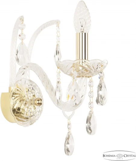 105B/1/165 G Бра Bohemia 105 105B/1/165 G (220V, подвески, подсвечник, свеча)