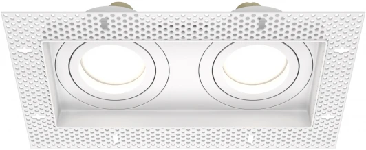 DL003-02-W Встраиваемый светильник Atom GU10 2x50Вт Maytoni Technical DL003-02-W (220V)