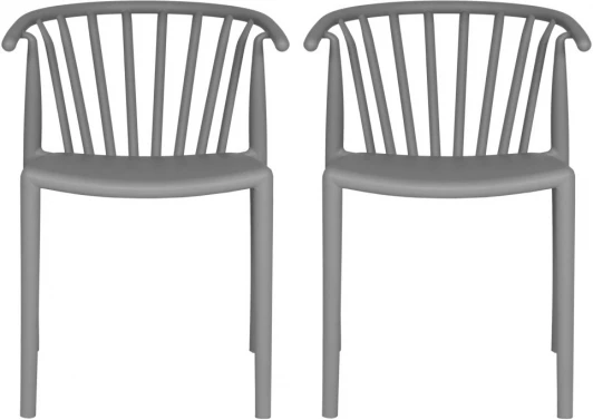 RF 0811P Комплект из 2-х стульев Bradexhome Venice светло-серый