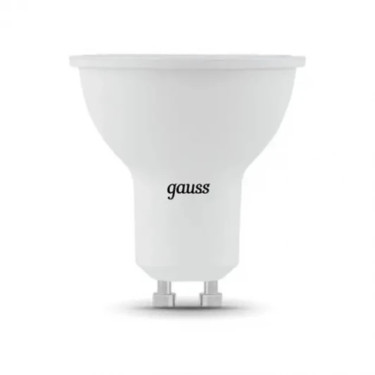 101506205 Лампочка светодиодная GU10 5 Вт 530 lm 4100K нейтральное белое свечение Gauss 101506205