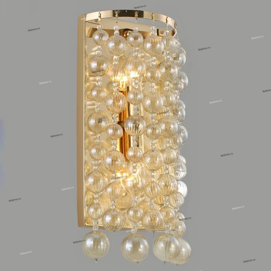 MALLORCA AP2 GOLD/AMBER Crystal Lux Mallorca AP2 GOLD/AMBER