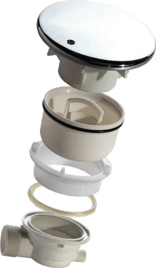 18241101-01 Сифон для поддона RGW Velplex QYD-01-chrome хром 90 мм