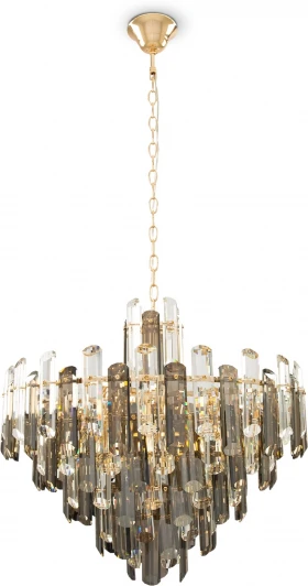 DIA200PL-08G Подвесная люстра Maytoni Flare DIA200PL-08G (220V, хрусталь, на цепи, круглые)