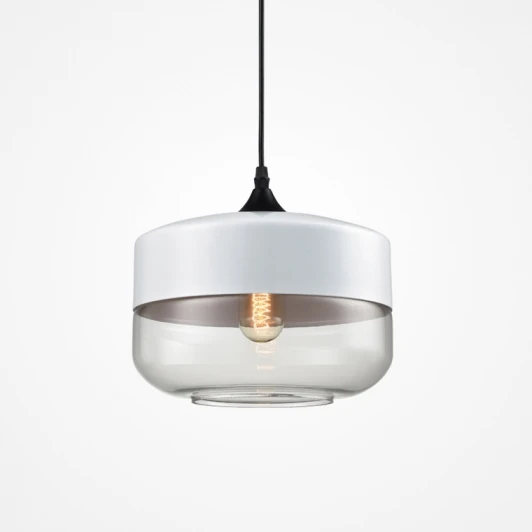 NORD1 Подвесной светильник Nord D D25 White/Transparent ImperiumLoft Nord1 (190501-26) (220V, на проводе, круглые)