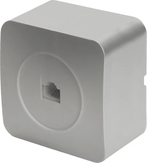 49324 Розетка Ethernet RJ-45 (серебро) Stekker София 49324