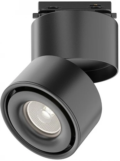 TR084-1-15W4K-B Трековый светильник Yin Unity 4000K 15Вт 24° LED (однофазный) Maytoni Technical TR084-1-15W4K-B (220V, круглые)