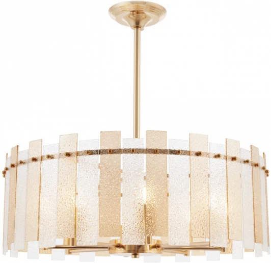 372109/8/350/580 GD Подвесная люстра хрустальная на штанге Arte Milano Sorrento-2109 372109/8/350/580 GD (220V)