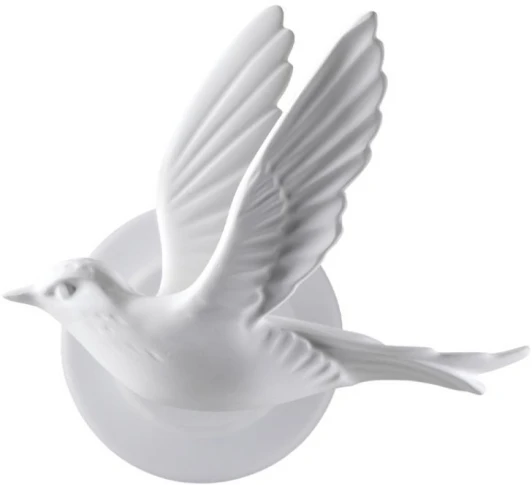 4341/3WL Настенный светильник Odeon Light Colombella 4341/3WL белый гипс IP20 LED 3W HIGHTECH (левый) (220V, птички)