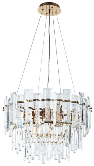 A1052SP-8GO Подвесная люстра Arte Lamp Nicoletta A1052SP-8GO (220V, хрусталь, на тросе)