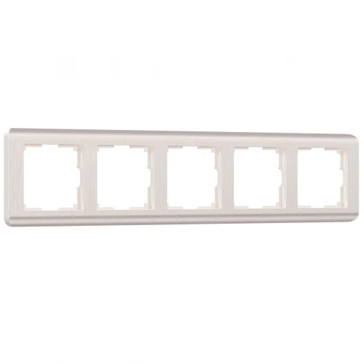 W0052113 Рамка на 5 постов Stream (перламутровый) Werkel W0052113 (a051280)