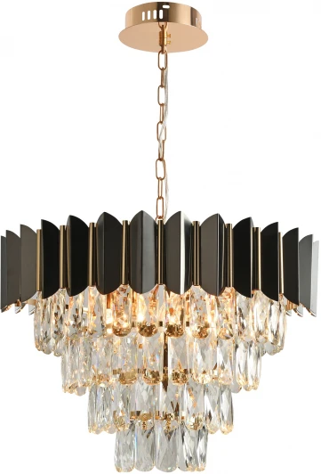 DARIAN II 81448/8C GOLD BLACK Подвесная люстра Natali Kovaltseva Darian Ii 81448/8C GOLD BLACK