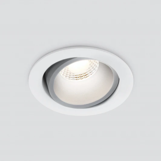 15267/LED 7W 4200K белый/серебро Встраиваемый точечный светильник Elektrostandard 15267/LED 7W 4200K белый/серебро