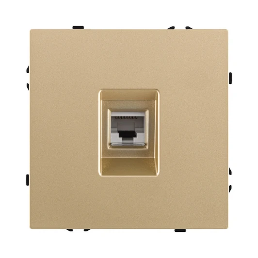 EC-017GD Розетка Ethernet RJ45 золотой Kollinger Eclipse EC-017GD