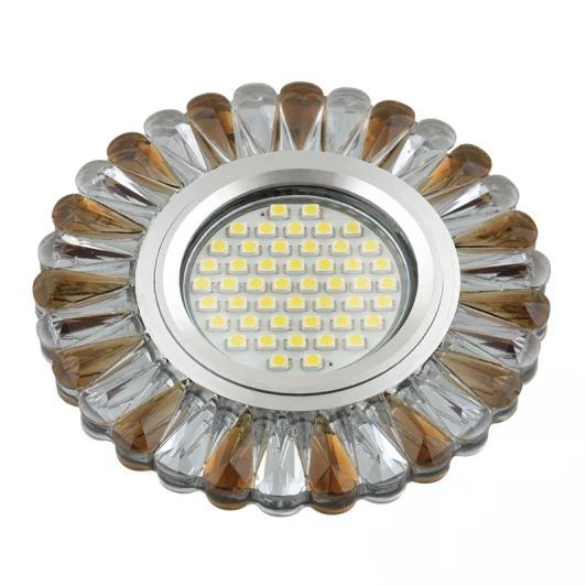 DLS-L145 GU5.3 GLASSY/TEA Встраиваемый точечный светильник Fametto Luciole DLS-L145 GU5.3 GLASSY/TEA