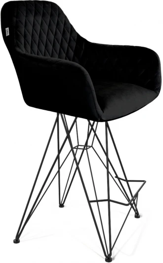 2329640805 Стул полубарный Sheffilton SHT-ST38/S66-1 ночное затмение/черный муар