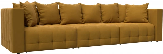 128786 Диван прямой Лига-052 НПБ Лонг Лига Диванов (Велюр) арт.128786