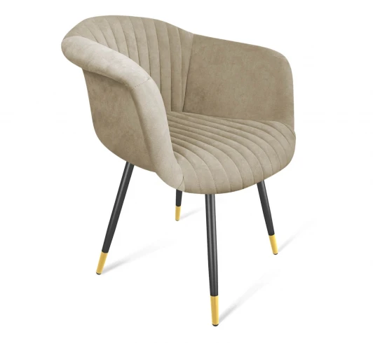 9129231002 Стул Sheffilton SHT-ST31-C1/S95-1 ванильный крем/черный муар 9129231002