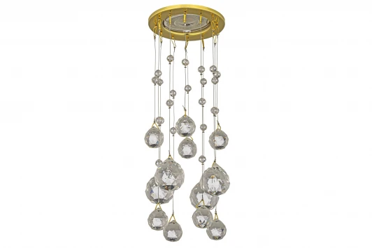 Osimo GU10.5.14.9.5.104 G Встраиваемый светильник хрустальный Dio D'Arte Osimo Gold GU10.5.14.9.5.104 G