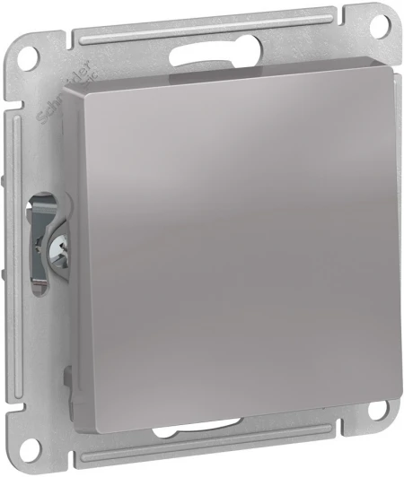 ATN000371 Переключатель встраиваемый перекрестный одноклавишный (алюминий) Systeme Electric AtlasDesign ATN000371