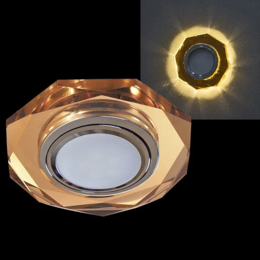 16302-9.0-001LF MR16+LED3W TEA Встраиваемый точечный светильник Reluce 16302-9.0-001LF MR16+LED3W TEA (220V, круглые)