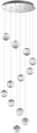 5007/56L Подвесная люстра каскадная Odeon Light Crystal 5007/56L ром/металл/акрил LED 56W 4000K 4711лм (220V, на проводе)