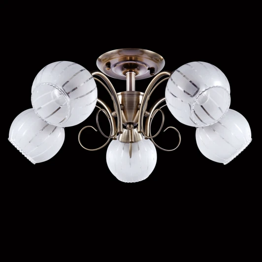 1-8755-5-AB E27 Потолочная люстра Максисвет 8755 1-8755-5-AB E27