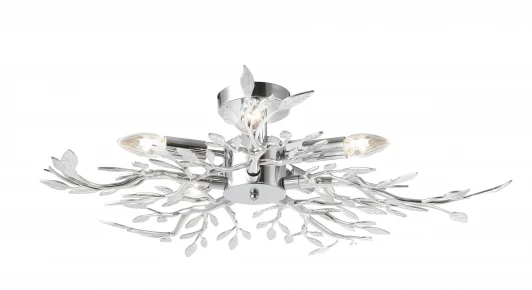 68541-5 Потолочная люстра Globo Flash 68541-5 (220V, лепестки, листья, ветки)
