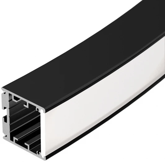 026599 Профиль SL-ARC-3535-D1500-W90 BLACK (1180мм, дуга 1 из 4) (Алюминий) 026599 Arlight