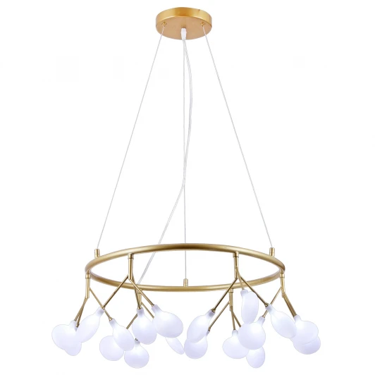 GRACE 75125/6С GOLD SATIN Подвесная люстра Natali Kovaltseva Grace 75125/6С GOLD SATIN