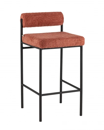 УТ000041908 Стул полубарный Stool Group Балла букле коралловый УТ000041908