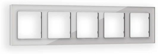 AF330405 Рамка Ambrella Volt ALFA Platos (Серебро Стекло органическое) 5-ая AF330405