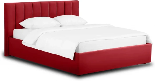 671739 Кровать Queen Sofia 1600 Lux ОГОГО (арт.671739), (Ткань/Бордовый)