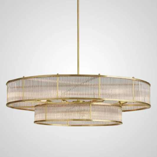 40.2668 Потолочная люстра ярусная на штанге Rh Marais Round Chandelier D120 By ImperiumLoft 40,2668 (220V)
