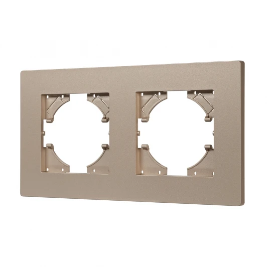 049753 Рамка пластиковая FRM-PERIO-PL-2-GD (Arlight) 049753