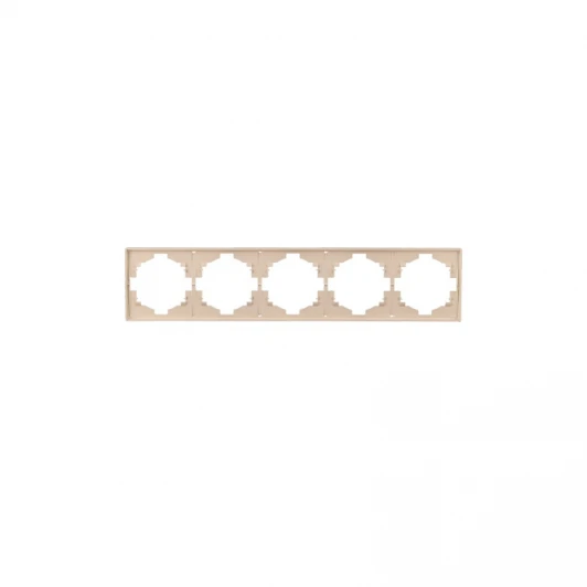 KR-78-0755-8 Рамка 5-постовая шелк Kranz Strong KR-78-0755-8