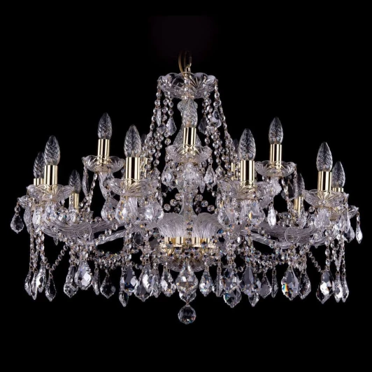 1413/10+5/300 G Leafs Подвесная люстра Bohemia 1413 1413/10+5/300/G/Leafs