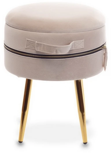 MY19A206(Gri) Пуфик малый с молнией бежевый MY iNTERNO Stockholm MY19A206(Gri)