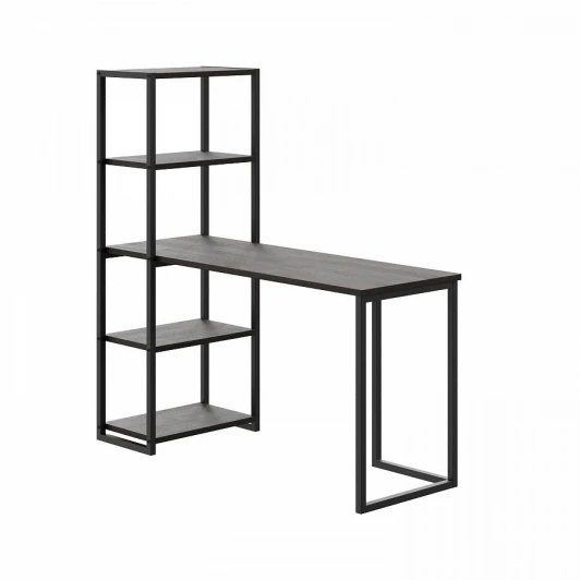 636275 Стол письменный-стеллаж Board 1400х500 ОГОГО 636275 (черный)